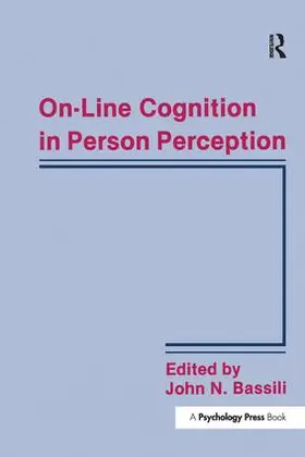 Bassili |  On-line Cognition in Person Perception | Buch |  Sack Fachmedien