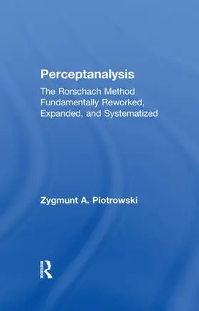 Piotrowski |  Perceptanalysis | Buch |  Sack Fachmedien