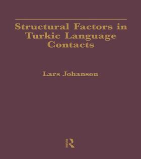 Johanson |  Structural Factors in Turkic Language Contacts | Buch |  Sack Fachmedien
