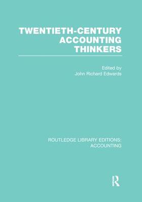 Edwards |  Twentieth Century Accounting Thinkers (RLE Accounting) | Buch |  Sack Fachmedien