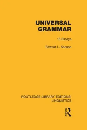 Keenan |  Universal Grammar | Buch |  Sack Fachmedien