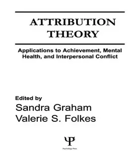 Folkes / Graham |  Attribution Theory | Buch |  Sack Fachmedien