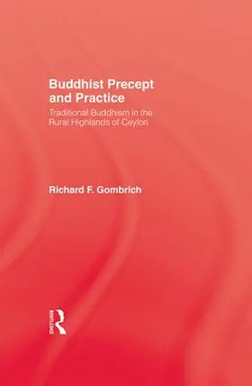 Gombrich |  Buddhist Precept & Practice | Buch |  Sack Fachmedien