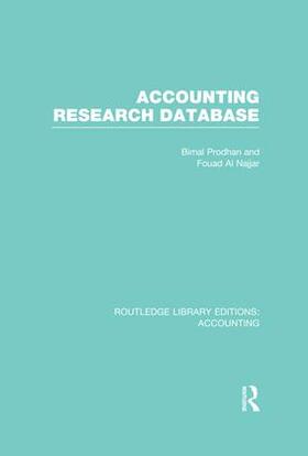 Prodhan / Al Najjar |  Accounting Research Database | Buch |  Sack Fachmedien