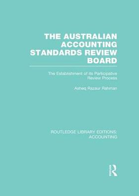 Rahman |  The Australian Accounting Standards Review Board | Buch |  Sack Fachmedien