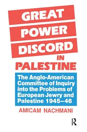 Nachmani |  Great Power Discord in Palestine | Buch |  Sack Fachmedien