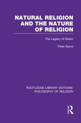 Byrne |  Natural Religion and the Nature of Religion | Buch |  Sack Fachmedien