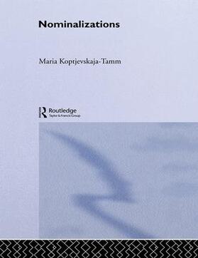 Koptjevskaja-Tamm |  Nominalizations | Buch |  Sack Fachmedien