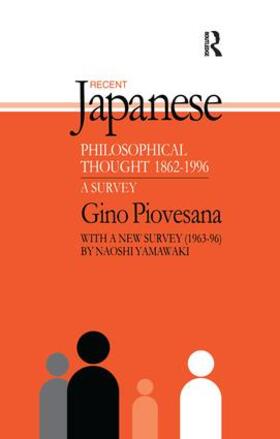 Piovesana |  Recent Japanese Philosophical Thought 1862-1994 | Buch |  Sack Fachmedien