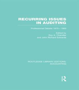 Chandler / Edwards |  Recurring Issues in Auditing | Buch |  Sack Fachmedien