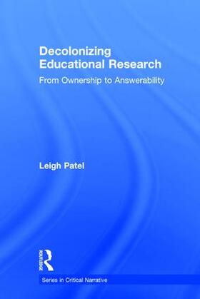 Patel |  Decolonizing Educational Research | Buch |  Sack Fachmedien