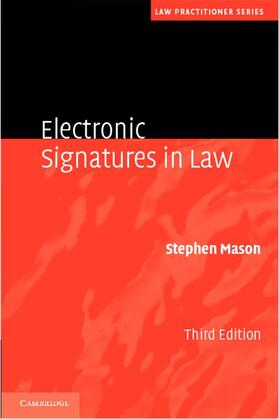 Mason |  Electronic Signatures in Law | eBook | Sack Fachmedien