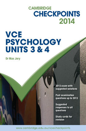 Jory |  Cambridge Checkpoints VCE Psychology Units 3 and 4 2014 Book | Buch |  Sack Fachmedien