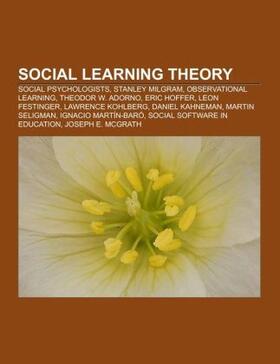  Social learning theory | Buch |  Sack Fachmedien