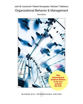 Ivancevich / Konopaske / Matteson | Organizational Behavior and Management | Buch | 978-1-259-06059-5 | sack.de