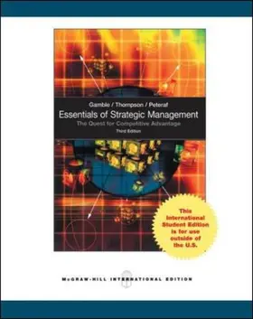 Gamble |  Essentials of Strategic Management: The Quest for Competitive Advantage | Buch |  Sack Fachmedien