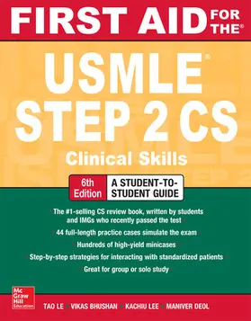 Le / Bhushan |  First Aid for the USMLE Step 2 CS, Sixth Edition | Buch |  Sack Fachmedien