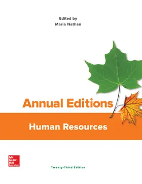 Nathan |  Annual Editions: Human Resources | Buch |  Sack Fachmedien