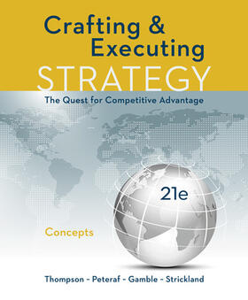 Thompson Jr / Thompson / Peteraf |  CRAFTING AND EXECUTING STRATEGY: CONCEPTS | Buch |  Sack Fachmedien