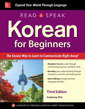 Shin |  Read and Speak Korean for Beginners, Third Edition | Buch |  Sack Fachmedien