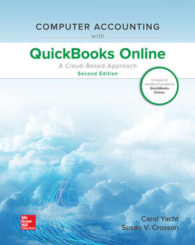 Yacht / Crosson |  Computer Accounting with QuickBooks Online: A Cloud Based Approach | Buch |  Sack Fachmedien