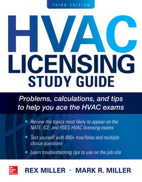 Miller |  HVAC Licensing Study Guide, Third Edition | Buch |  Sack Fachmedien