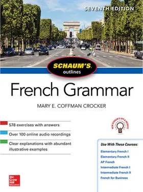 Crocker |  Schaum's Outline of French Grammar, Seventh Edition | Buch |  Sack Fachmedien