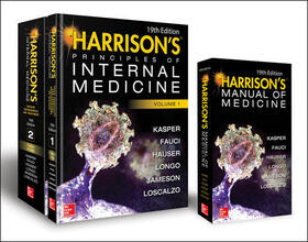 Kasper / Jameson / Hauser |  Harrison's Principles of Internal Medicine 19th Edition and Harrison's Manual of Medicine 19th Edition VAL PAK | Buch |  Sack Fachmedien