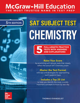 Evangelist |  McGraw-Hill Education SAT Subject Test Chemistry, Fifth Edition | Buch |  Sack Fachmedien