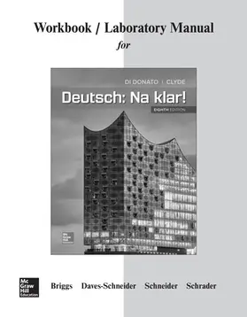 Briggs / Daves-Schneider |  Workbook/Lab Manual for Deutsch: Na Klar! | Buch |  Sack Fachmedien