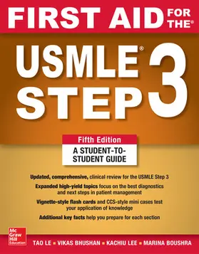 Le / Bhushan |  First Aid for the USMLE Step 3, Fifth Edition | Buch |  Sack Fachmedien