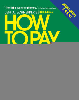 Schnepper |  How to Pay Zero Taxes | Buch |  Sack Fachmedien