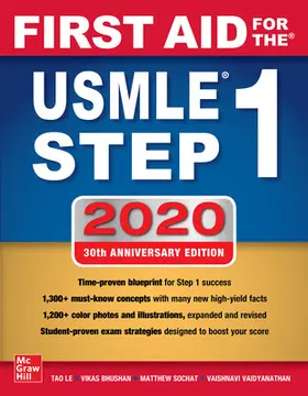 Le / Bhushan |  First Aid for the USMLE Step 1 2020, Thirtieth Edition | Buch |  Sack Fachmedien