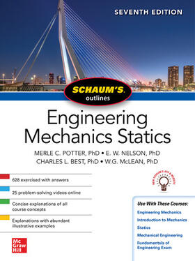 Best / Potter / Nelson |  Schaum's Outline of Engineering Mechanics: Statics, Seventh Edition | Buch |  Sack Fachmedien