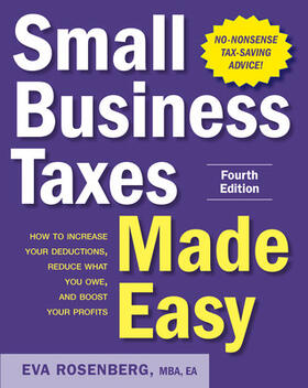 Rosenberg |  Small Business Taxes Made Easy, Fourth Edition | Buch |  Sack Fachmedien