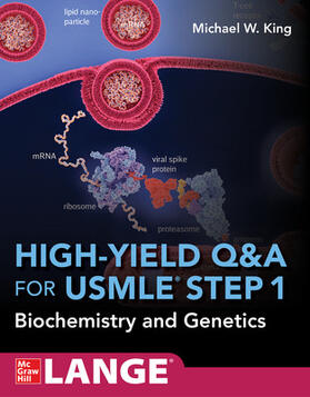 King |  High-Yield Q&A Review for USMLE Step 1: Biochemistry and Genetics | Buch |  Sack Fachmedien