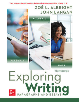 Langan / Albright |  ISE Exploring Writing: Paragraphs and Essays | Buch |  Sack Fachmedien