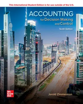 Zimmerman |  ISE Accounting for Decision Making and Control | Buch |  Sack Fachmedien