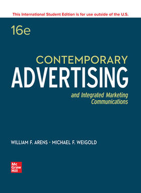Arens / Weigold |  ISE Contemporary Advertising | Buch |  Sack Fachmedien