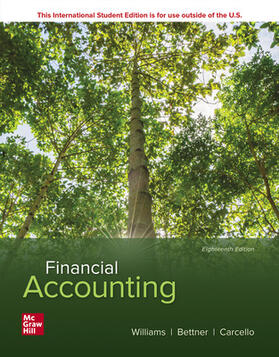 Williams / Carcello / Bettner |  ISE Financial Accounting | Buch |  Sack Fachmedien