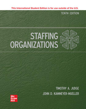 Kammeyer-Mueller / Judge |  Staffing Organizations ISE | Buch |  Sack Fachmedien