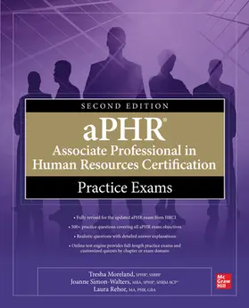 Moreland / Simon-Walters / Rehor |  Aphr Associate Professional in Human Resources Certification Practice Exams, Second Edition | Buch |  Sack Fachmedien