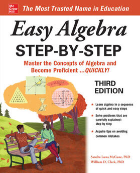 McCune / Clark |  Easy Algebra Step-By-Step, Third Edition | Buch |  Sack Fachmedien