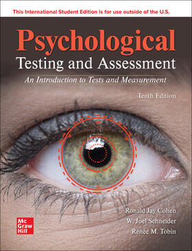 Tobin / Cohen / Schneider |  Psychological Testing and Assessment ISE | Buch |  Sack Fachmedien