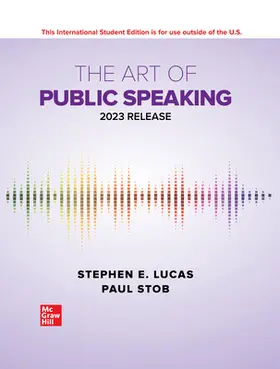 Stob / Lucas |  ISE The Art of Public Speaking: 2023 Release | Buch |  Sack Fachmedien