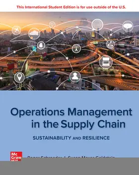 Schroeder / Goldstein |  Operations Management In The Supply Chain: Sustainability and Resilience: 2024 Release ISE | Buch |  Sack Fachmedien