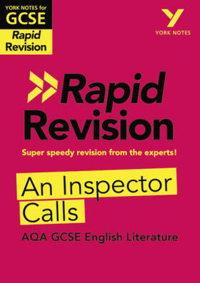 Green |  York Notes for AQA GCSE (9-1) Rapid Revision: An Inspector Calls - catch up, revise and be ready for the 2025 and 2026 exams | Buch |  Sack Fachmedien