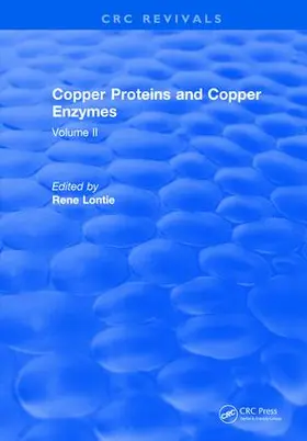 Lontie |  Copper Proteins and Copper Enzymes | Buch |  Sack Fachmedien