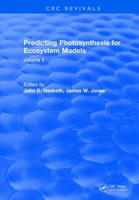 Hesketh |  Predicting Photosynthesis For Ecosystem Models | Buch |  Sack Fachmedien