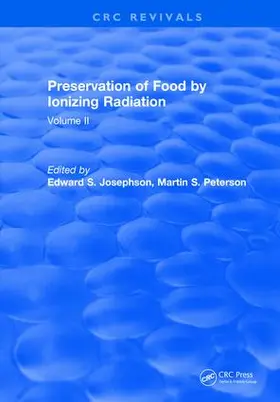 Josephson |  Preservation Of Food By Ionizing Radiation | Buch |  Sack Fachmedien